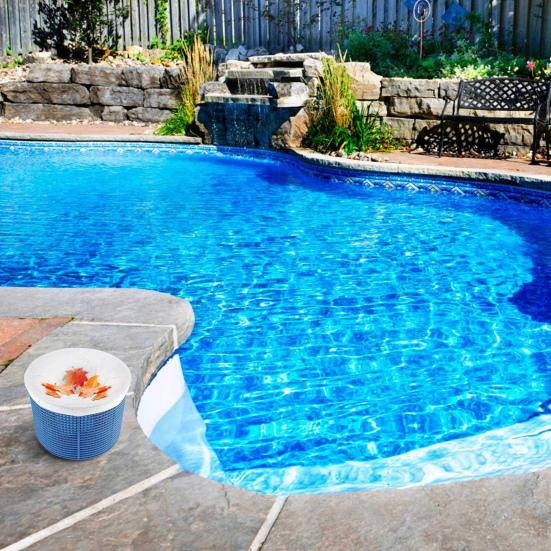 Svømmebasseng Skimmersokker Strekkbare Universale Oppsamler Enkel Installasjon Rusk Stoff Basseng Filterkurv