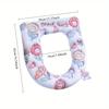 1PC Waterproof Cartoon Pattern Toilet Seat Cover Hygienic for Germ Free Bathroom Accessories Universal Toilet Seat Cover