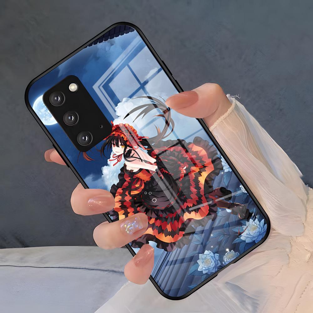 Game Date A Live Phone Case For Samsung S26 S25 Plus S20 S20 Plus S22 Ultra S23 FE S21 Plus S21 Ultra Glass Cover