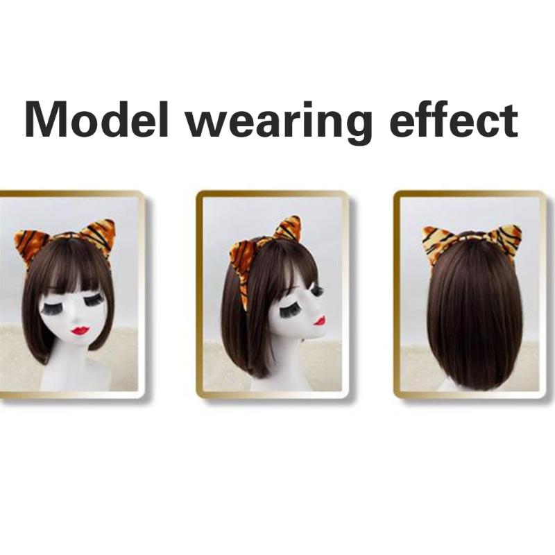 Kid Animal Costume Set Include Animal Ear Headband Tail Nose Bowtie Skirt Halloween Animal Leopard Animal Outfit