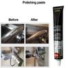 50/100g Metallpolitur für Chrom Kupfer Aluminium Messing und mehr Polierpaste Reinigen Sie Metalloberflächen von Rost, Zunder und Fettflecken
