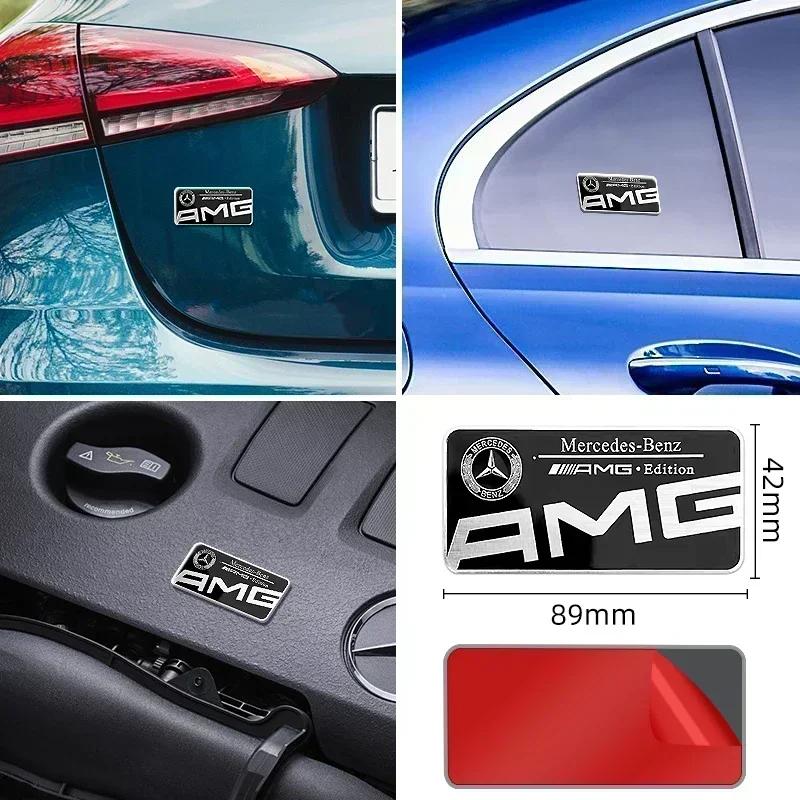 1pcs Car Side Window Badge Sticker for Mercedes benz AMG W204 W205 W212 W213 W221 W177 W246 GLA GLC CLA A Class GLK GLE CLK CLS o2