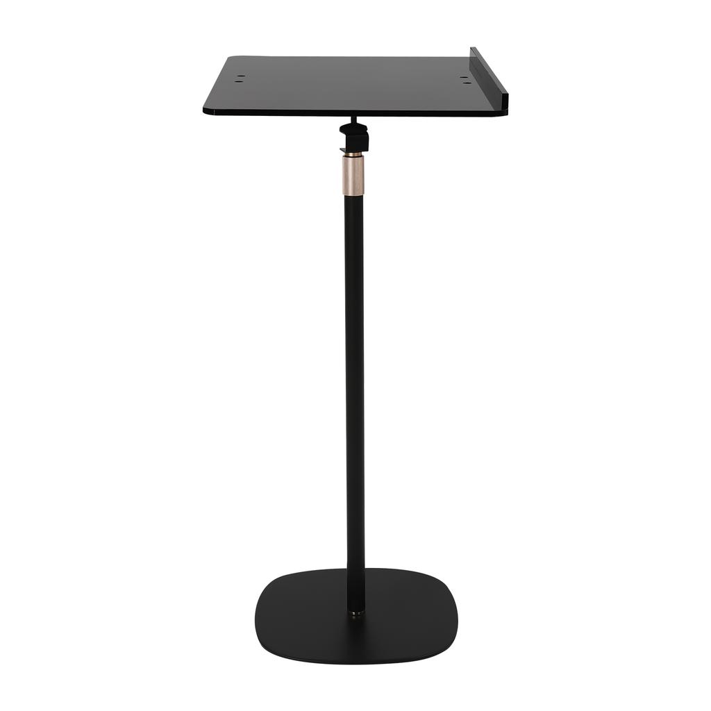 Black Conference Presentation Stand, Portable Presentation Standing for Classroom, Height Adjustable Desk for Classroom Church