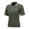 ANEW GOLF Women Sm Stripe Texture Short Sleeve Sweater_Lk