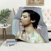 Blanket Flannel singer warm comfort  soft plush blanket for J-Jimin sofa idol living room Kpop office bedroom travel gift