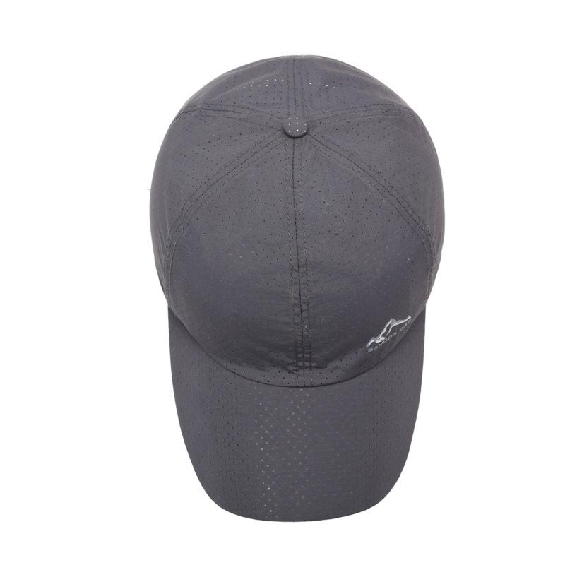 Gray Breathable Cap Outdoor Sun Hat Fashion Sports Summer Sun Hat Classic Versatile Hat