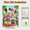 Disney Pearl Painting 5D Mickey Minnie Mouse Gemstone Art Diamond Painting Kit for Adults Beginners Gift Ideas Home Decor Wall Art Craft Supplies