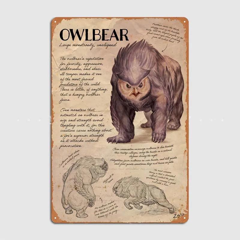 D-Dungeons And Dragons Posters Bedroom Decoration Game Signs Wall Art Vintage Metal Tin Sign for Gamer Room Wall Decoration Home