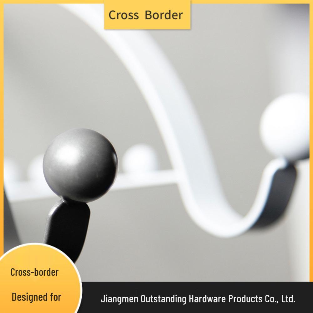 Creative Non-Slip Over-the-Door Hook Coat Rack Without Drilling