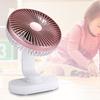 USB Desktop Fan   4Speed Small Rechargble   Desk   Table Shaking Fans