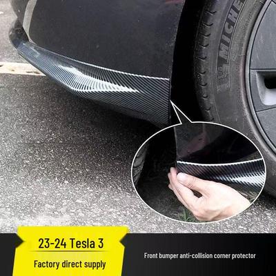 2023-2025 Tesla Model 3 Front Bumper Corner Protector Lip Anti-Collision Strip