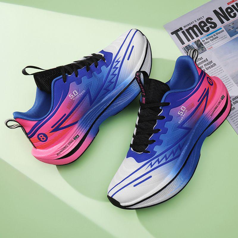 

Сверхлегкие амортизирующие кроссовки с карбоновой пластиной для подростков - Кроссовки для марафона с мягкой подошвой для детей старшего возраста 44