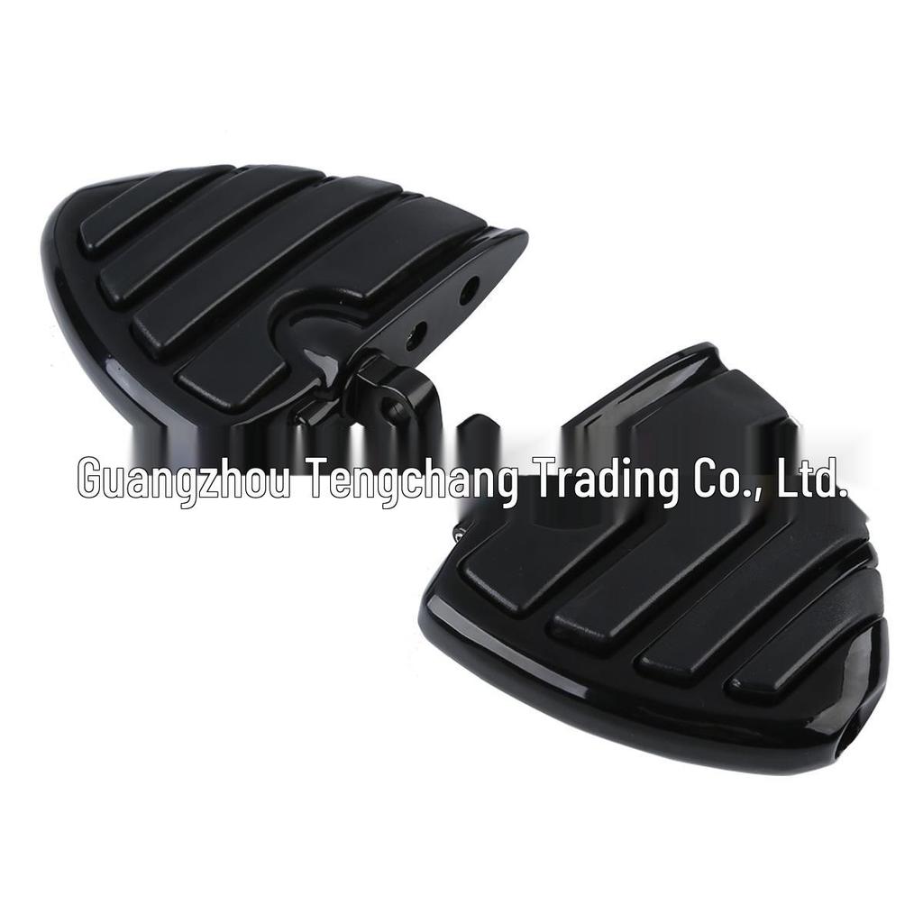 Harley Softail Fish-Shaped Front and Rear Metal Foot Pegs