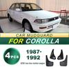Toyota Corolla (1987-1992) Soft Rubber Mud Flaps