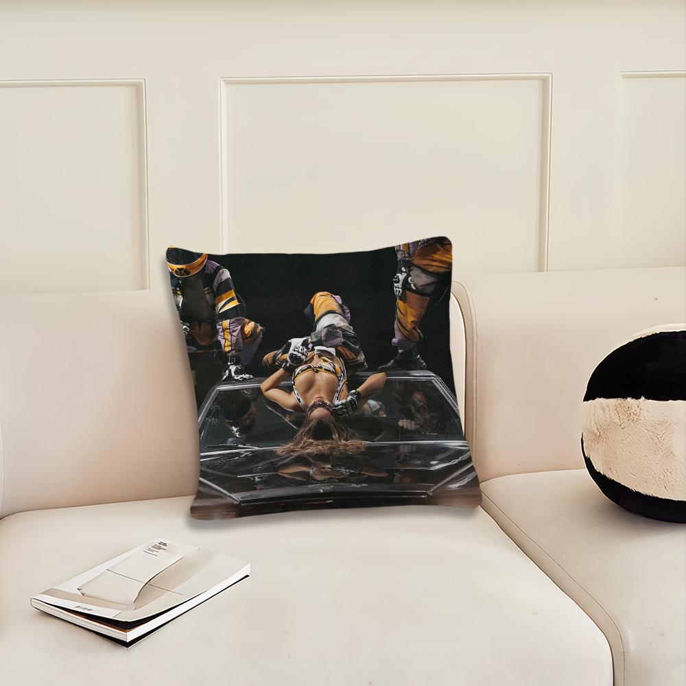 Singer Tate McRae cushion cover Cushion Room Bedroom Headboard Sofa Living Backrest Nap Time Pillow Case