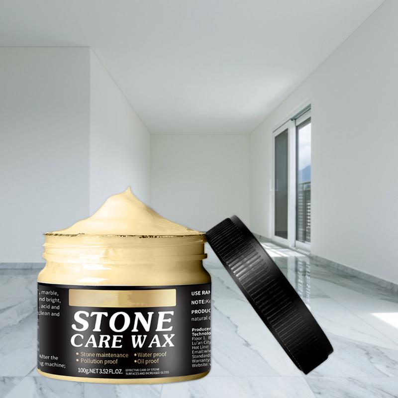 Stone Nourishing Polishing Wax Quartz Polish Tool Waterproof Polish Wax Granite Polish Wax Stone Care Products for Marble Tile