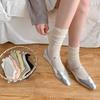 Hollow Out Summer Socks Breathable Roll Edge Socks Comfortable Loose Socks  Women