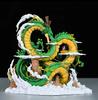21cm Dragon Ball Animation Character Dragon-shaped Hand-made Wukong Statue Collection Model Decorative Toy Gift PVC and Round Sensory Durable Bouncy