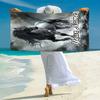 1PC Custom Name Equestrian Fantasy Journey Beach Towel Highly Absorbent And Sand-Resistant Towel for Swimming, Pool, Yoga, And Travel Lightweight