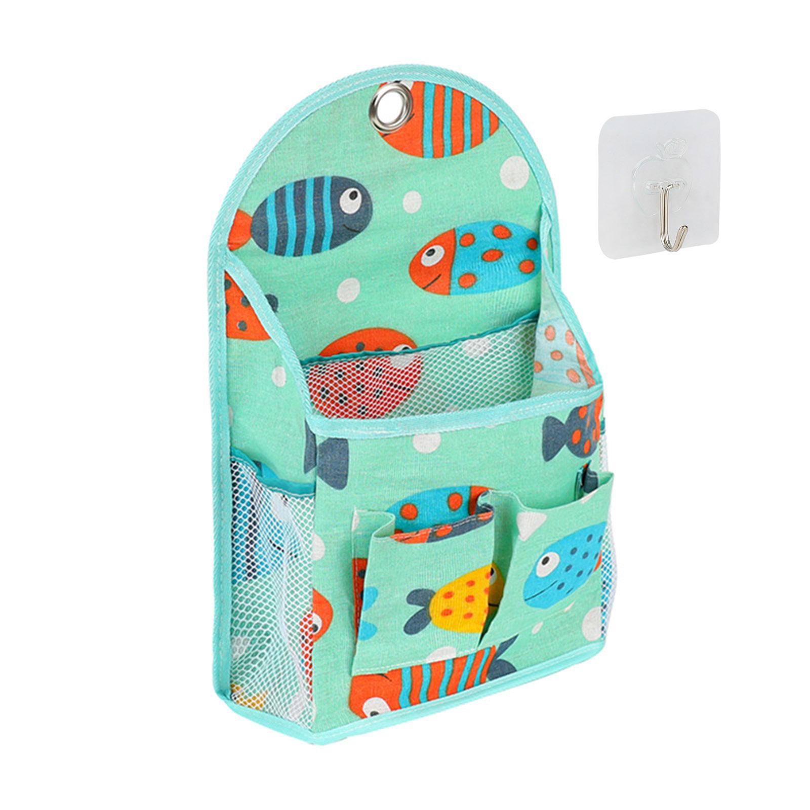 

Тканевая сумка для хранения вещей в студенческом общежитии, большой емкости, карман-органайзер, водонепроницаемая сумка для подвешивания за дверью зелёный