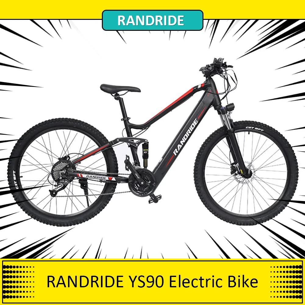 LANKELEISI Vélo électrique 27,5 pouces 2.4 Fat Tire Vélo électrique tout-terrain 1000W VTT pour homme EBike 48V13.6AH