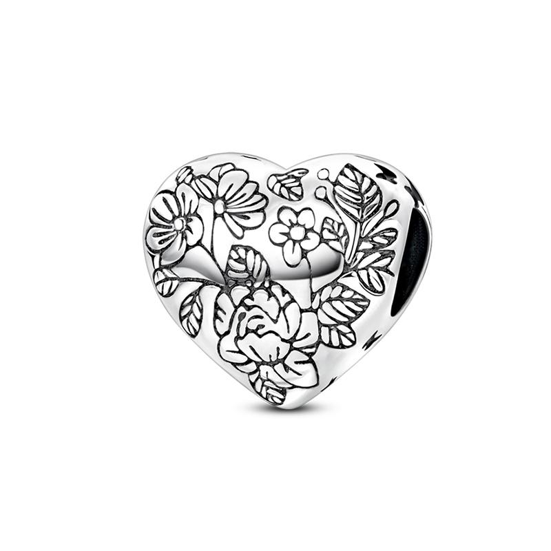 Sweety 925 Silver Birthday Cake Crown Heart Butterfly Sunflower Charms Beads Fit 3mm Bracelets DIY Fine Jewelry Making