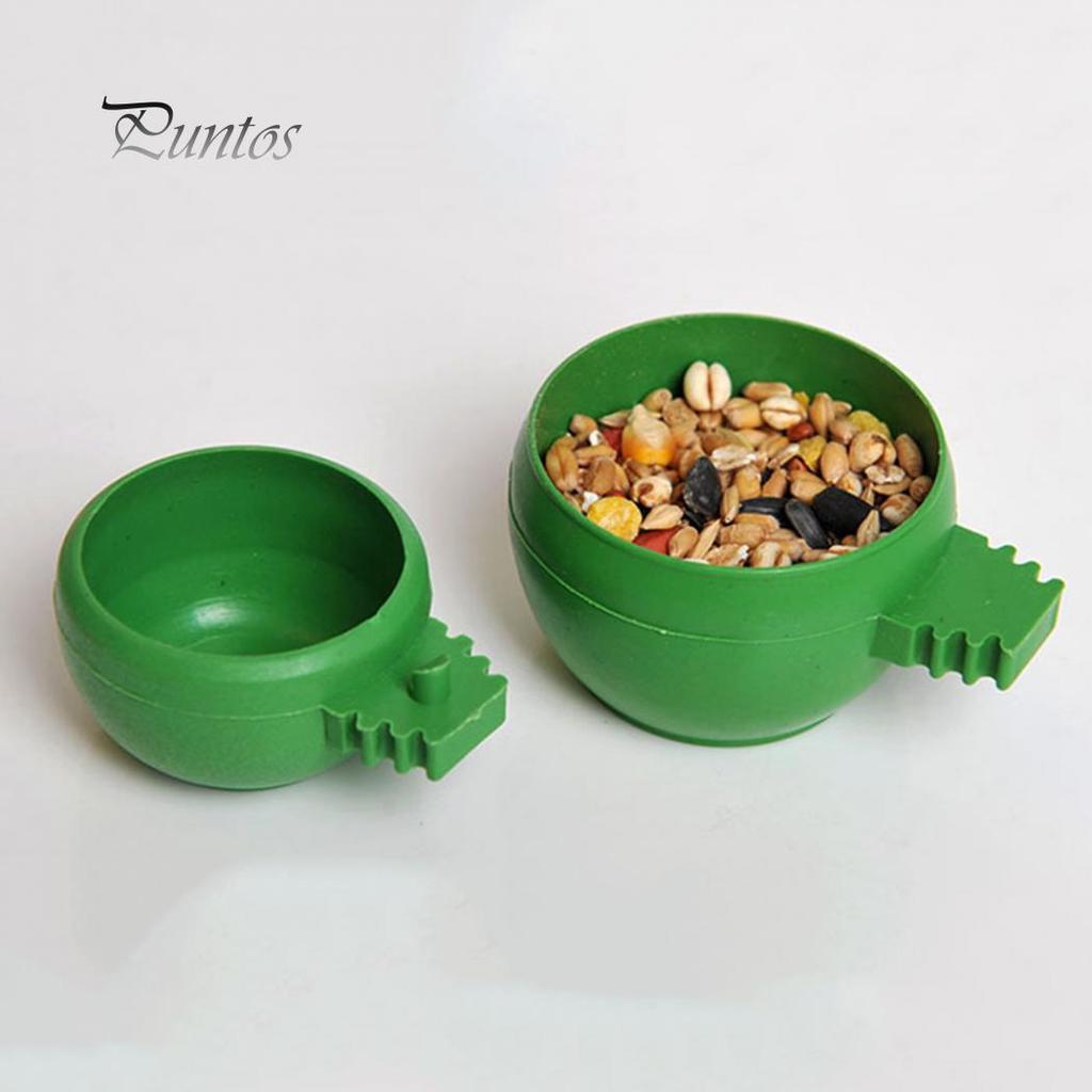 Vogelfutternapf Futter-/Wasserbecherhalter Taubenkäfig-Futterspender