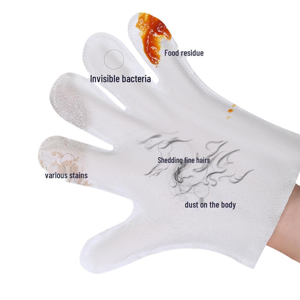 Pet Spa No-Rinse Cleaning Gloves for Cats & Dogs - Fur Softening & Stain Removal Essential