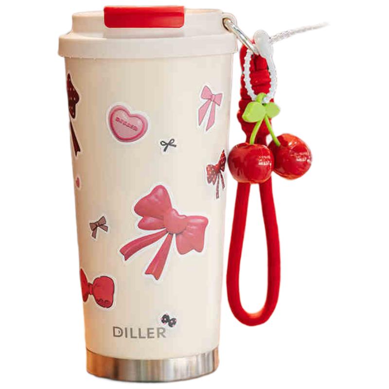 

Dilebei er Cherry Double-Drink Insulated Tumbler