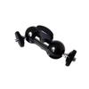 Magic Hand Double Gimbal: Powerful Crab Claw Clamp with Universal Metal Ball Head and Fixed Base