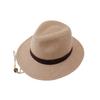 Oversized Ma Strap Fedora Wide Brim Large Hat