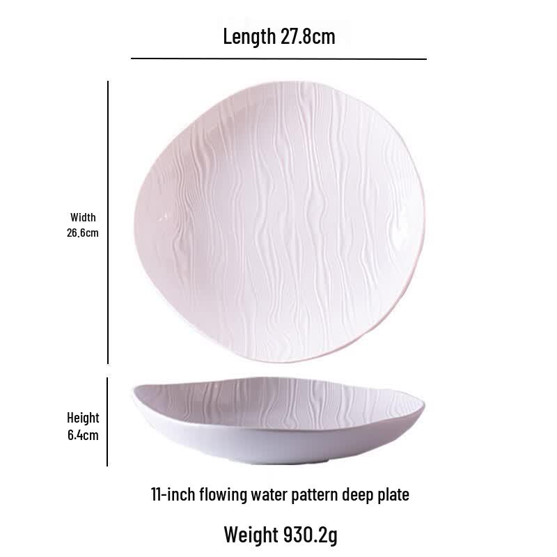 Creative Ceramic Western Dinner Plate