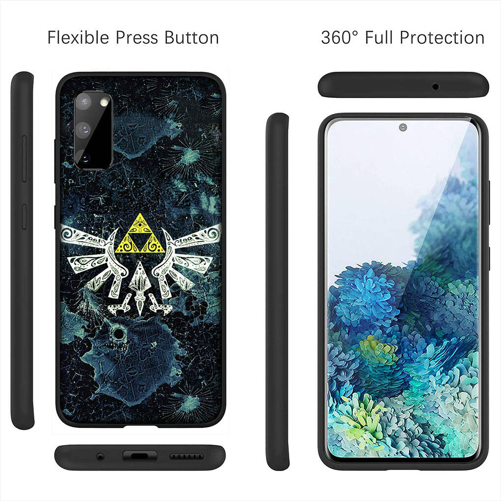 Cover per iPhone 17 16 15 Xiaomi Poco Redmi Note 14 13 12 11 Pro Max 9 16e Samsung Galaxy S25 S24 S23 A07 A17 OPPO Huawei Custodia per telefono di Legend of Zelda