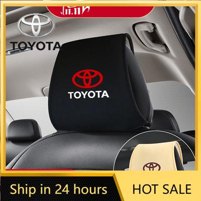 Toyota 2026 New Hub Caps 1Pcs Car Headrest Cover Seat Head Pillow Neck Headrest Cover Car Stying Toyota Camr Car Sticker