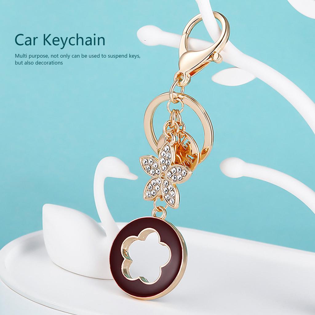 Car Keychain Butiful Practical Exquisite Apprance Fashionable Five Lf Keychain for Decoration Gifts