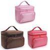 Portable Folding Large Capacity Makeup Bag For Women With Elegant Geometric Patterns In Various Colors