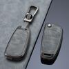 Zinc Alloy + Leather Car Key Case for A1 A3 A4 A5 A6 A7 A8 Q3 Q5 Q7 R8 C5 C6 Tt S3 S5 S6 S4 Rs5 Rs6 2003-2015 Flip Remote