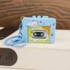 Retro Music Player Keychain Music Box with Decorative Design Builts In Melodies for Relaxation Adventure Bag Charm