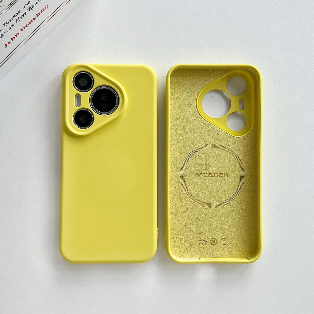 al Silicone Magnetic For  Case For Huawei Pura70 Ultra Mate60 ProPlus P60 P0 P40 Mate 0 30 40 E Nova12 Pro Cover