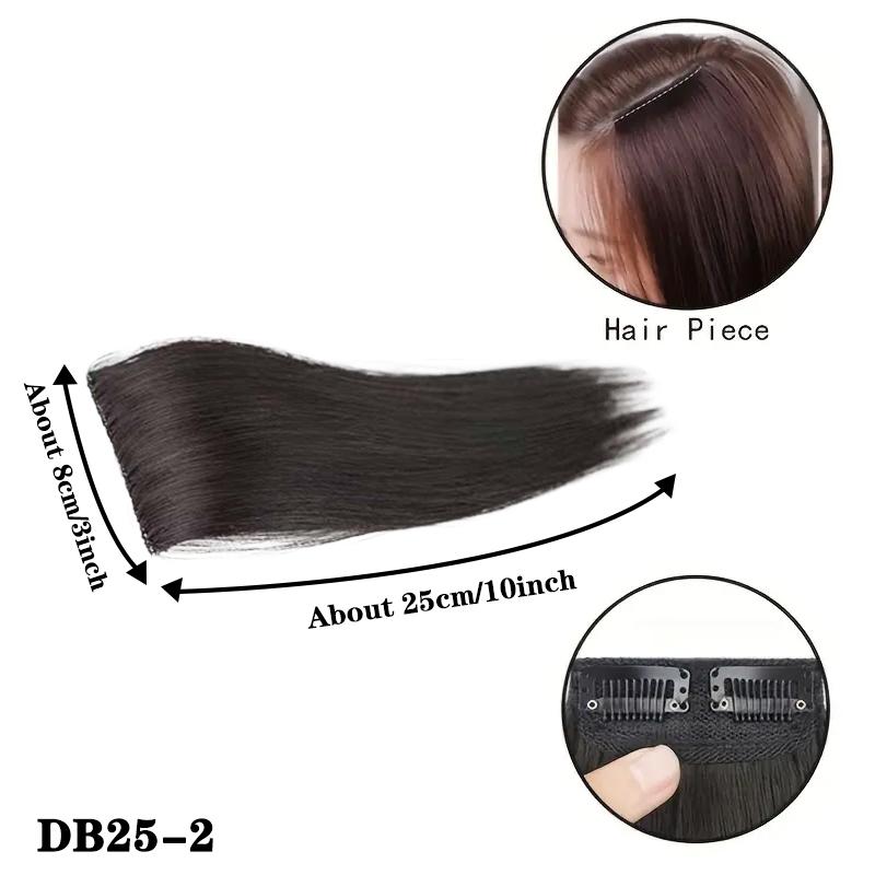 

MERISIHAIR Синтетические Короткие Прямые Пряди для Волос Наращивание Волос Гладкие и Пушистые Заколки для Волос Увеличение Объема Волос для Женщин Аксессуары для Волос 30cm