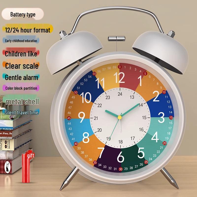 2024 Student Wake-Up Alarm Clock for Kids - Strong Alarm for Boys & Girls