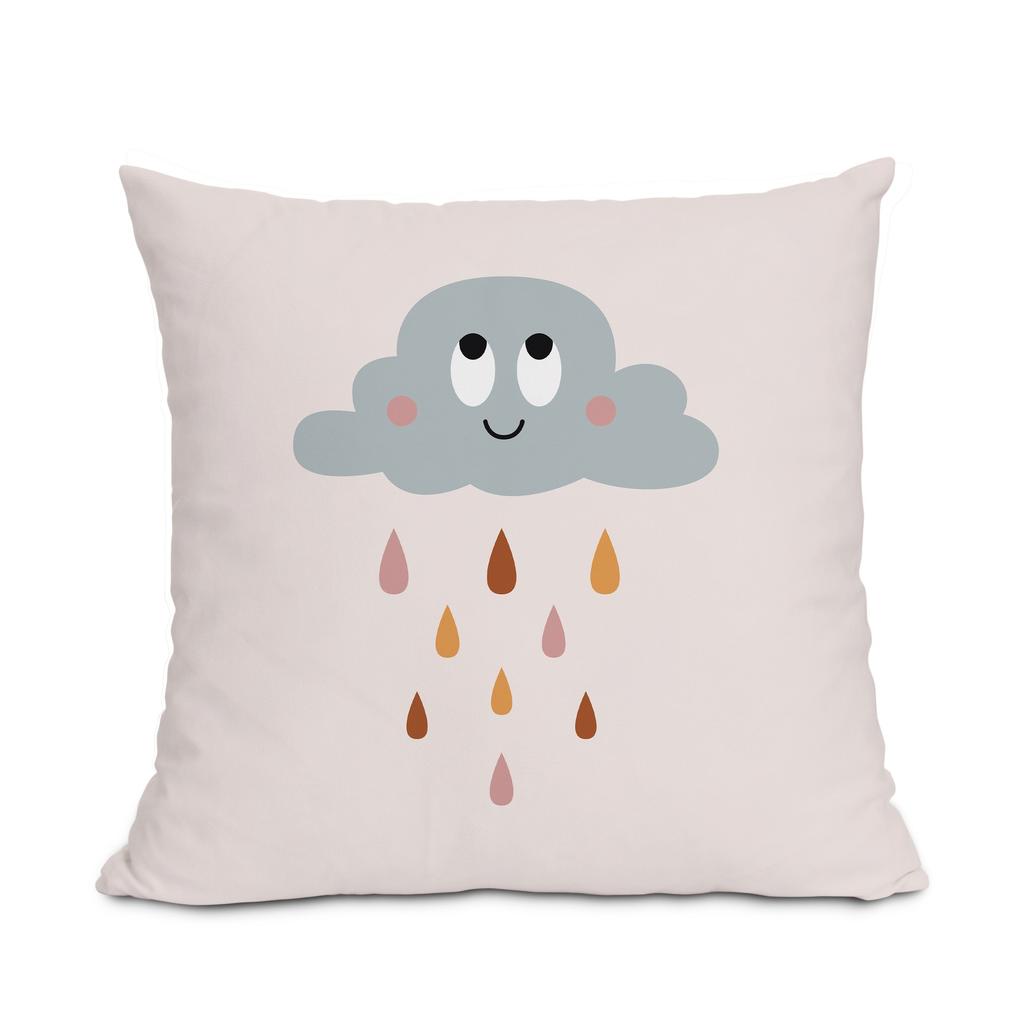 Weather Rainbow Cloud Pattern Sofa Cushion Car Lumbar Pillow Bedside Cushion Bohemian Style Camping Pillow Cover