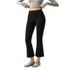 Women's Slim-Fit High-Waisted Micro-Flare Yoga Pants for Sports & Fitness, Accentuating Peach Shape, Elastic Long Pants