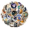 10/30/50pcs Goth Retro Greek Sun Moon Aesthetic Stickers Cool Cartoon Graffiti Decals Suitcase Helmet Phone Kid DIY Sticker Toy