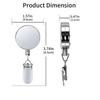1/2/4pcs Automatic Retractable Towel Rack Self-Adhesive Wall-Mounted Hand Towel Holder Convenient Multifunctional Towel clip