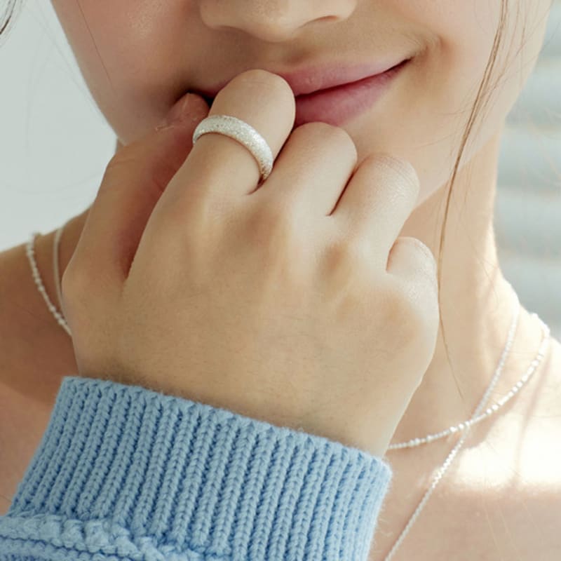 Murmur [925Silber] Funkelnder Volumenring