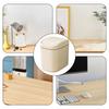 PP Small Desktop Trash Bin With Lid Multifunctional Sealed Waste Can Compact Desk Wastebasket Dustproof Design Mini Garbage