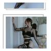 Sexy Underwear Women's Sexy Temptation Empty Suspender Stockings Net Socks Leggings Sexy Pantyhose One Piece with Hair