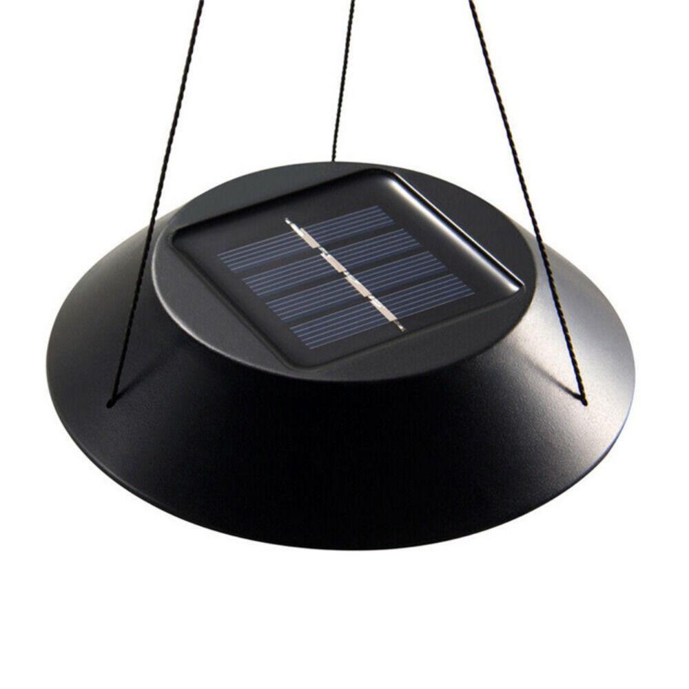 Cute Solar Wind Chime Hanging Colorful Gradient Hanging Solar Lights Weatherproof Solar Powered LED Wind Chime Light