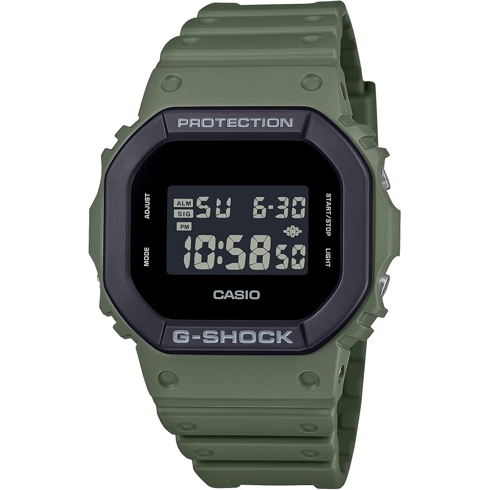 Мужские часы Casio G-Shock Серия Urban Utility DW-5610UU-3JF Зеленые